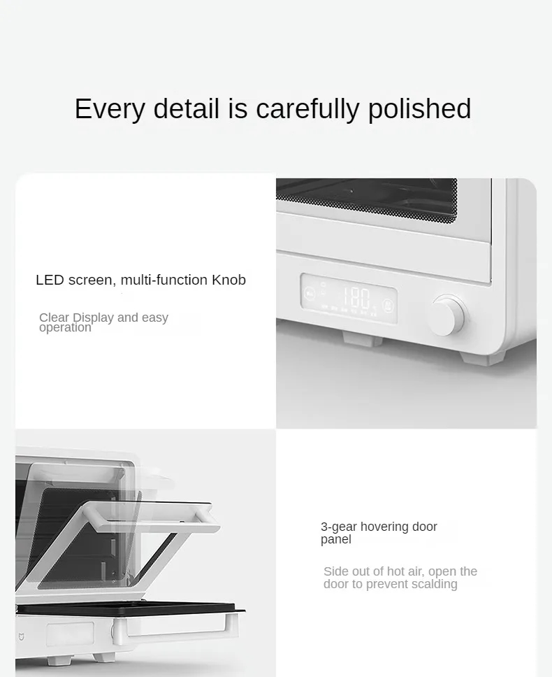 XIAOMI-Mijia-Smart-Electric-Oven-40L-Intelligent-PlD-Temperature-Control-6-Roasting-Tubes-Double-Gla-2016859